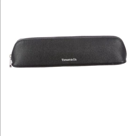 Tiffany & Co Pencil case black and blue NWOT - Picture 1 of 13